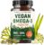Vegan Omega 3 Algae Oil, Plant Based DHA EPA, Sustainably Sourced, Non-GMO