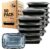 KUMD 50-Pack (100 Pieces) 32 oz Meal Prep Containers Reusable with Lids