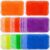 Trelaco 24 Pcs Multicolor Gel Bead Ice Pack 4 x 6 in Reusable Hot Cold Pack