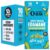 The Only Bean Crunchy Dry Roasted Edamame Snacks (Sea Salt), Healthy High Protein(12g) Keto Food, Low Carb Gluten Free Office Vegan Food 100 Calorie Snack Pack, 0.9oz 10 Pack