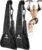 DMoose Fitness Hanging Ab Straps for Pull Up Bar & Core Strength Training – Soft Padded Exercise Straps for Ab Swing & Leg Raises, Hang Bar Strap with 2 Steel Carabiners – Abs Equipment for Home & Gym